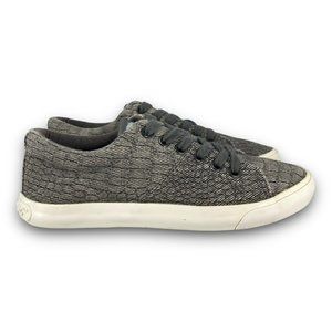 Rocket Dog Scale Print Sneakers C317 0416 Canvas Low Top Lace Up Gray Women 6.5